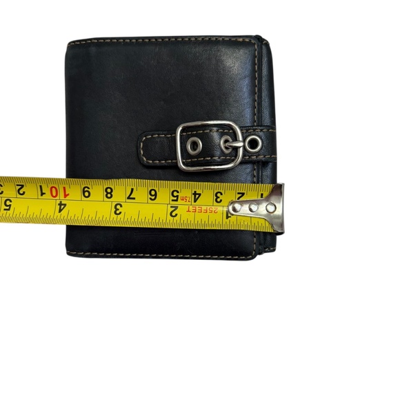 Coach black leather vintage y2k buckle wallet - Picture 3 of 12